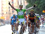 Andre Greipel gewinnt die fnfte Etappe der Vuelta 2009